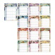 LIZZYCALENDAR FALINAPTÁR B4 SPIRÁL ANYU TERVEZŐJE SCRAPBOOK STYLE