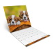 LIZZYCALENDAR FALINAPTÁR LEMEZ NAGY 29x29 KUTYÁK