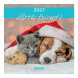 LIZZYCALENDAR FALINAPTÁR LEMEZ NAGY 29x29 LITTLE FRIENDS