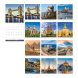 LIZZYCALENDAR FALINAPTÁR LEMEZ NAGY29x29 A VILÁG CSODÁI