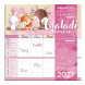 LIZZYCALENDAR HŰTŐMÁGNES NAPTÁR 2 HETI CSALÁDI TERVEZŐ