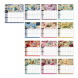 LIZZYCALENDAR HŰTŐMÁGNES NAPTÁR 2 HETI ANYU TERVEZŐJE SCRAPBOOK STYLE
