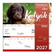 LIZZYCALENDAR HŰTŐMÁGNES NAPTÁR 2 HETI KUTYÁK