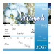 LIZZYCALENDAR HŰTŐMÁGNES NAPTÁR 2 HETI VIRÁGOK