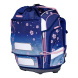 Schneiders iskolai hátizsák, 9-részes, sötétkék, Ergolite, Blue Bloom (6)
