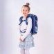 Schneiders iskolai hátizsák, 9-részes, sötétkék, Ergolite, Blue Bloom (6)