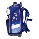 Schneiders iskolai hátizsák, 9-részes, sötétkék, Ergolite, Blue Bloom (6)