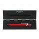 Carandache rollertoll fémdobozban, piros, kék tintával, 849 Classic Line