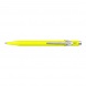 Carandache golyóstoll fémdobozban, citromsárga, kék tintával, 849 Fluo-X Line