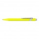 Carandache golyóstoll fémdobozban, citromsárga, kék tintával, 849 Fluo-X Line