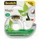 3M Scotch Magic körny.barát rag.szalag adagolóban 19 mm × 20 m, újrafelh. műa.tépőben