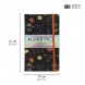 Pukka Pad notesz (A5, 192old. vonalas), Bloom Black, virágos