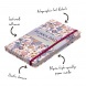 Pukka Pad notesz (A5, 192old. vonalas), Bloom Cream, virágos