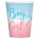 Amscan papírpohár, 8db, 250ml, Boy or Girl