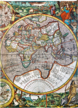 FTNB336 BSB Notesz (A5, vonalas) Antique map of the world (5)