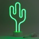 Legami LED lámpa, neon, kaktusz alakú HOME