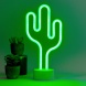 Legami LED lámpa, neon, kaktusz alakú HOME