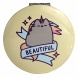 Puckator kompakt tükör, fém, 4-féle, Unikornis Pusheen Macska (4)