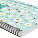 Legami notesz A4, 160 old, spirál, vonalas, virágos, katicás STATIONERY