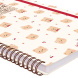 Legami notesz A4, 160 old, spirál, vonalas, macis STATIONERY