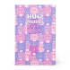 Legami notesz A5, 80old. sima, macis, Hug more Worry Less STATIONERY
