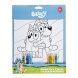 Scooli számok szerinti színező 10 db filctollal, Bluey (6)