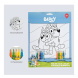 Scooli számok szerinti színező 10 db filctollal, Bluey (6)