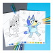 Scooli számok szerinti színező 10 db filctollal, Bluey (6)