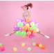 PartyDeco lufi, 25cm, 5db, színes Mix