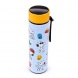 Puckator rozsdamentes acél thermo kulacs digitális hőmérővel, 450 ml, Snoopy &amp; Woodstock