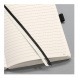 Sigel Conceptum notesz, vonalas, A5, 14,8x21cm, fekete, számozott oldalak, gumipánt, Softcover