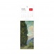CAL260175 Legami könyvjelző naptár (18x5,5 cm) Vincent Van Gogh, 2026