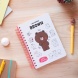 Grupo Erik Bullet Journal spirálos pontozott napló (A5), Line Friends