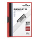 Durable Duraclip clip-mappa, 30 lapig, piros