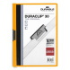 Durable Duraclip clip-mappa, 30 lapig, narancs