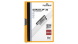 Durable Duraclip clip-mappa, 30 lapig, narancs