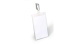Durable névkitűző 90x60mm forgatható fémcsipesszel, álló