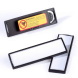 Durable névkitűző Clip card (17x67 mm), mágnessel