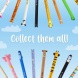 Legami zselés toll, radírozható, zsiráf, fekete tintával STATIONERY
