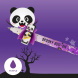 Legami zselés toll, radírozható, pandás, "Spooky Party" , Halloween (6)