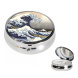 Fridolin Gyógyszeres fémdoboz 3 fakkos 6x2,1cm , Hokusai: The Great Wave