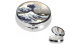 Fridolin Gyógyszeres fémdoboz 3 fakkos 6x2,1cm , Hokusai: The Great Wave