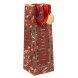 BSB Glick italtasak (36x12,5x12 cm) mélyvörös, Merry Christmas karácsonyi