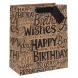 BSB ajándéktasak (31,5x26x13,5 cm) kraft, Birthday (6)
