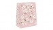 BSB ajándéktasak (31,5x26x13,5 cm) rózsaszín, apró fehér virágos (6)