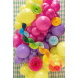 PartyDeco papírgirland, 2,5m, szivárvány színű, legyező formájú