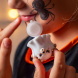 Legami ajakbalzsam, rágógumis, macis szellem alakú, Halloween (6)
