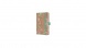 Sigel Jolie határidőnapló, 2026, 9,5x15 cm, heti, kraft, Green Floral Serenity