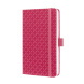 Sigel Jolie notesz, vonalas 9,5x15cm, gumipánttal, fuchsia pink