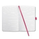Sigel Jolie notesz, vonalas 13,5x20 cm, gumipánttal, fuchsia pink